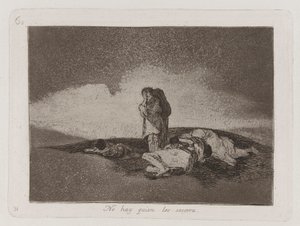 There is No One to Help Them, Plate 60 from The Disasters of War by Francisco de Goya