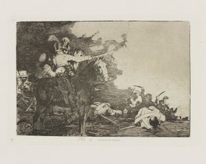 They Do Not Agree, Plate 17 from the Series The Disasters of War