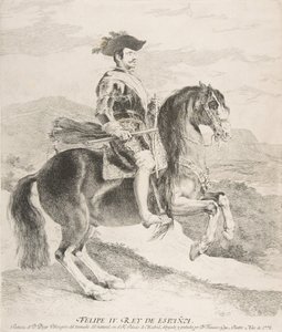 Philip IV on horseback, after Velázquez