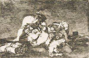 Plate 10 from The Disasters of War: Nor do These