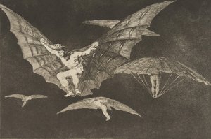 Plate 13 from the Disparates: A Way of Flying by Francisco de Goya