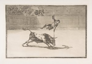 The Agility and Audacity of Juanito Apiñani in the Ring (Plate 20 from the Tauromaquia)
