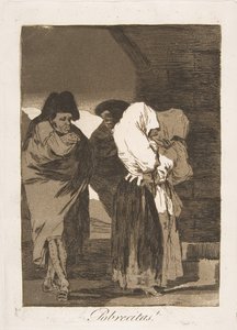 Poor Little Girls! (Plate 22 from Los Caprichos)