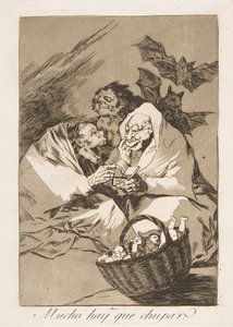 Plate 45 from Los Caprichos: There is Plenty to Suck