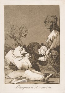 A Gift for the Master, Plate 47 from Los Caprichos