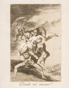 Where is Mom Going by Francisco de Goya