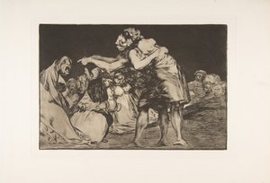 Disorderly Folly (Plate 7 from the Disparates) by Francisco de Goya