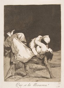 They Carried Her Off! (Plate 8 from Los Caprichos)