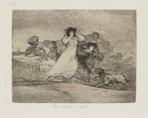 What Is This Hubbub?, Plate 65 from The Disasters of War