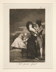 Two of a Kind, Plate 5 from Los Caprichos