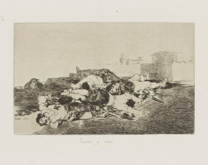Tanto y Más (Even Worse), pl. 22 from the Series Los Desastres de la Guerra (The Disasters of War)