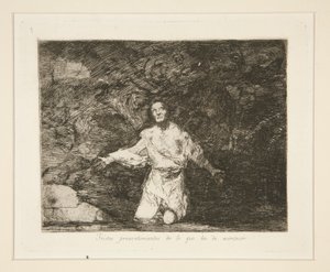 Sad Forebodings of What is Going to Happen, Plate 1 from The Disasters of War by Francisco de Goya