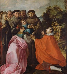 Healing of St. Bonaventure by St. Francis of Assisi, c.1628