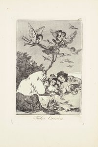 All Will Fall (Todos Caeràn) Plate 19 from: Los Caprichos