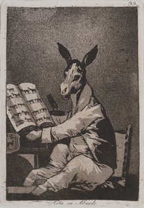 And So Was His Grandfather by Francisco de Goya