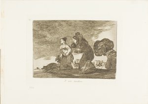 And this too, plate 45 from The Disasters of War