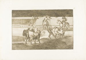 Banderillas with Firecrackers, Plate 31 from The Art of Bullfighting