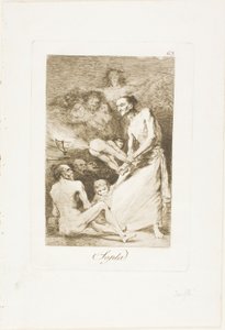Blow, plate 69 from Los Caprichos