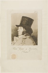 Francisco de Goya y Lucientes, Painter, plate one from Los Caprichos