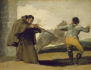 Friar Pedro Shoots El Maragato as His Horse Runs Off, c.1806
