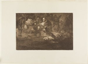 God Creates Them and They Join Up Together, plate 18 from Los Proverbios by Francisco Jose de Goya y Lucientes