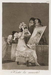 Hasta la Muerta from Los Caprichos by Francisco de Goya