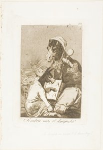 Might not the Pupil Know More?, plate 37 from Los Caprichos