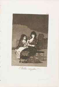 Pretty Teachings, plate 15 from Los Caprichos