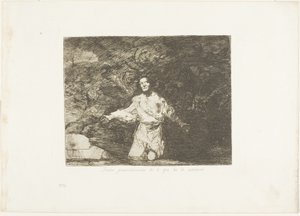 Sad Forebodings of What is Going to Happen, plate one from The Disasters of War by Francisco Jose de Goya y Lucientes