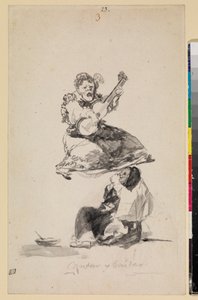 Singing and Dancing by Francisco de Goya