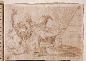 The Disasters of War: Farandole of charlatans by Francisco de Goya