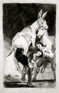 Thou Who Canst Not by Francisco de Goya