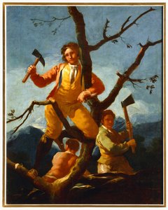 Woodcutters (detail)