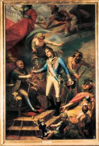 Charles IV of Spain Appointing Manuel Godoy Admiral of the Navy by Francisco Llacer y Valdermont