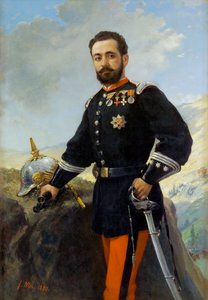 Portrait of Colonel Francisco Enrique Contreras by Francisco Manuel Oller