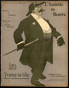 Cover of The Butter Plate, number 166, Satirical in Colors by Francisco Sancha y Lengo