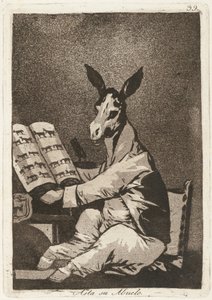 And So Was His Grandfather by Francisco de Goya