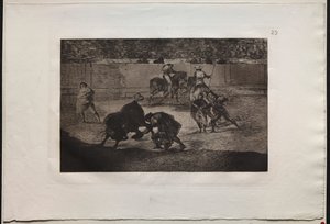 Bullfights: Pepe Illo Making the Pass of the 