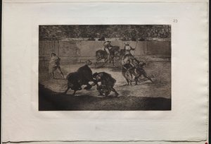 Bullfights: Pepe Illo Making the Pass of the Recorte, 1876