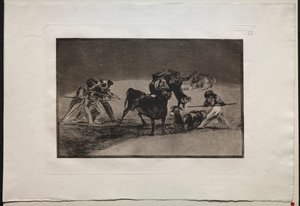 Bullfights: The Moors Use Donkeys as a Barrier to Defend Themselves Against the Bull
