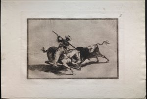 Bullfights: The Spirited Moor Gazul is the First to Fight According to the Rules