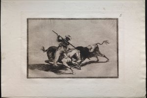 Bullfights: The Spirited Moor Gazul is the First to Fight According to the Rules