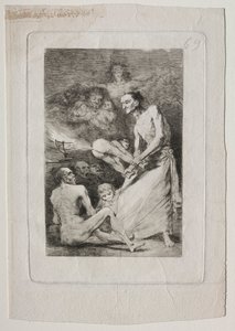 Caprichos: Blow, c. 1799