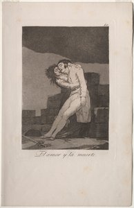Caprichos: Love and Death by Francisco de Goya