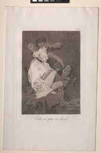 That Certainly is Being Able to Read by Francisco de Goya