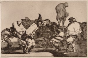 Carnival Folly, from the series Los Disparates by Francisco de Goya