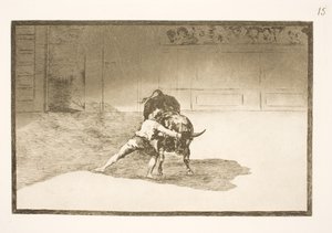 The Famous Martincho Places the Banderillas, Tricks the Bull with His Body Movements