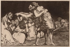 Disorderly Folly, from the series Los Disparates by Francisco de Goya