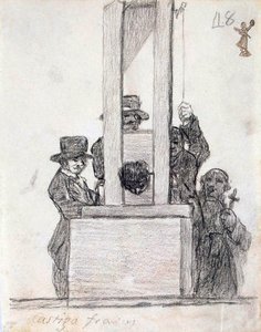 French Penalty by Francisco de Goya