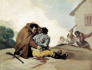 Friar Pedro Binds El Maragato with a Rope